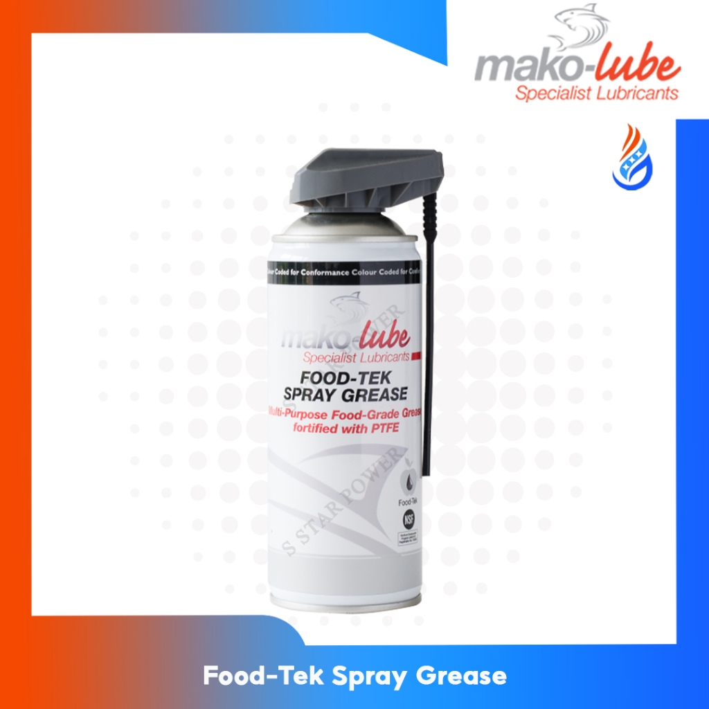 Mako-Lube สเปรย์ฟู้ดเกรด Fooh-Tek Spray Grease