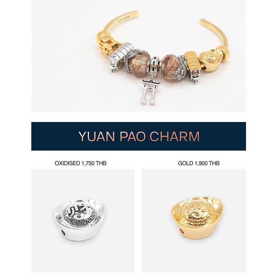 PHYA GP YuanPao Charm : ชาร์มเงินตำลึงจีน ( มีให้เลือก 3 สี ) เงินแท้ - รูปที่ 6