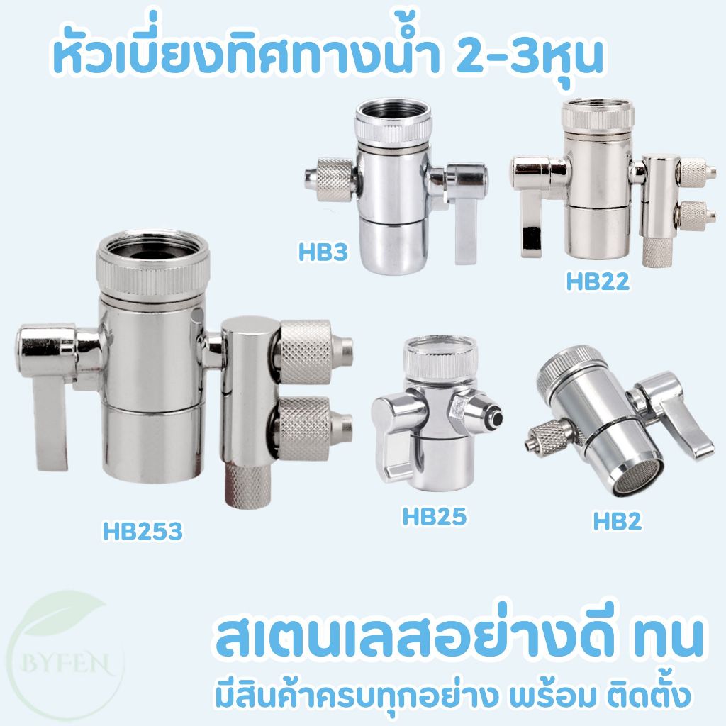 อะไหล่เครื่องกรองน้ำ หัวเบี่ยงทิศทางน้ำแบบสเตนเลสมีหลายขนาด 2หุน 2.5หุน และ 3หุน สินค้าพร้อมส่ง