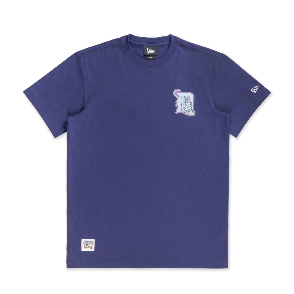 New Era เสื้อยืดแขนสั้นรุ่น 59FIFTY Pack - Stellar Shadows Detroit Tigers Cooperstown Purple Short Sleeve T-Shirt