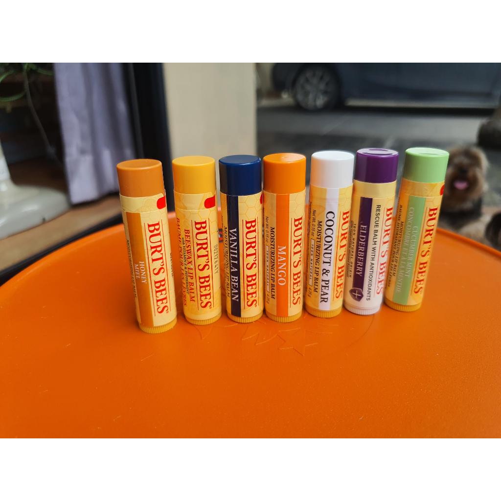 พร้อมส่ง ของแท้ Burt's Bees Lip Balm Tube 4.25g (No Box) (Various)