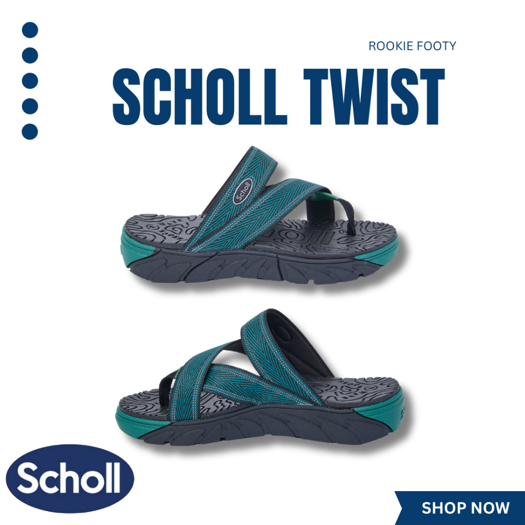 Scholl รองเท้าสกอลล์-ทวิสต์ Twist รองเท้าแตะสวม Unisex ใส่สบาย และทนทาน