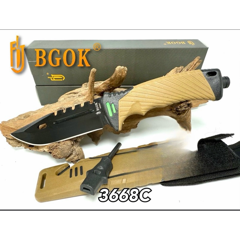 อุปกรณ์เดีนป่าBGOK-3668Cมีดพกพามีดเดีนป่าทำครัวสินค้าแท้พร้อมส่ง