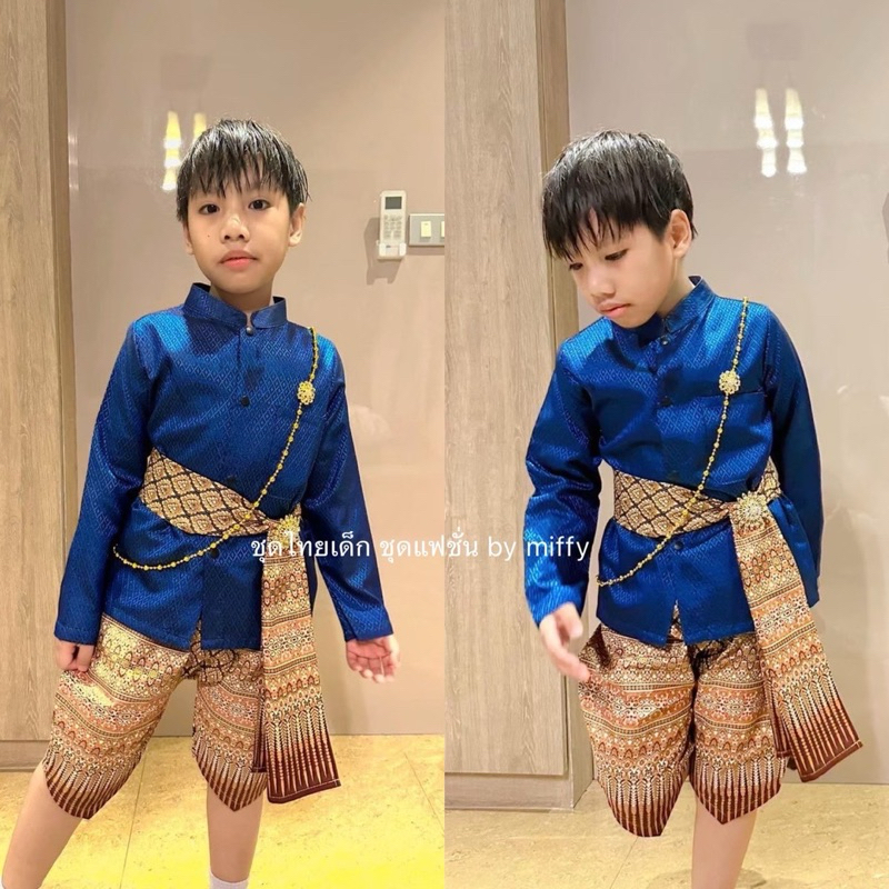พี่หมื่นแขนยาวพร้อมส่ง เสื้อ+โจง+สายคาดเอว ไม่รวมเครื่องประดับ