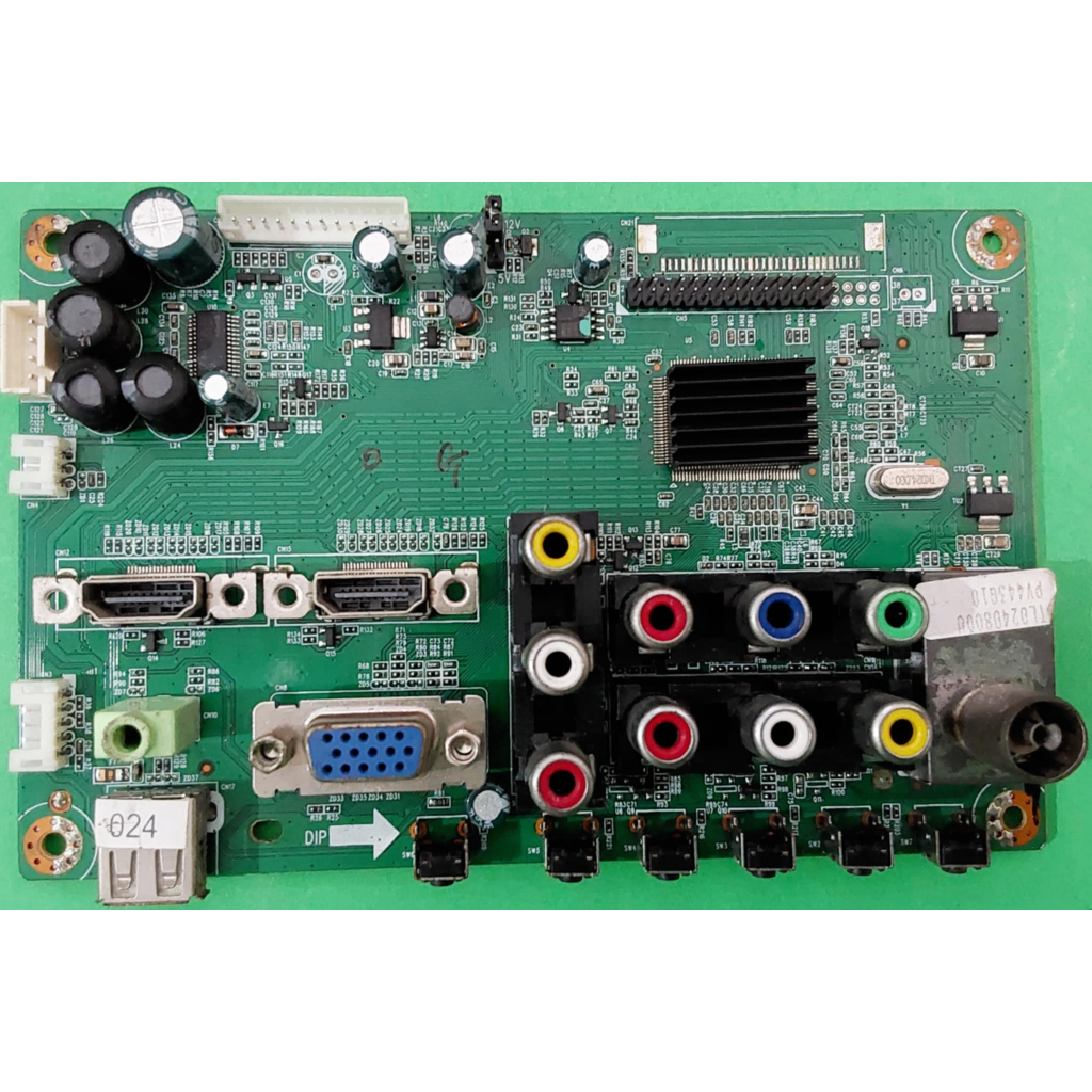 MAINBOARD POLYTRON เมนบอร์ด พาร์ท PLT59SV8.0 ใช้กับรุ่น PLD24D300 ของถอดแท้ มีรับประกัน 30 วัน ตามเง