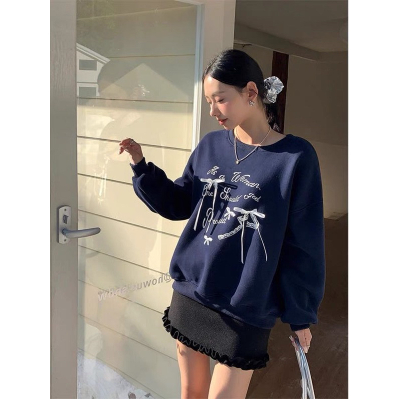 Meet 🇰🇷 สเวตเตอร์แต่งโบว 8830