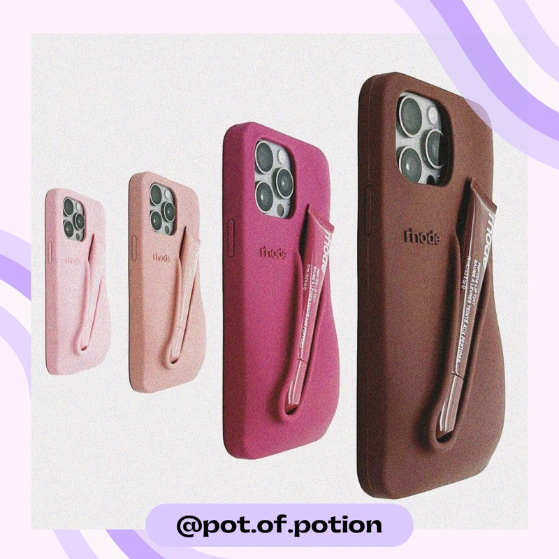 พร้อมส่ง rhode — Lip Case (only phone case)