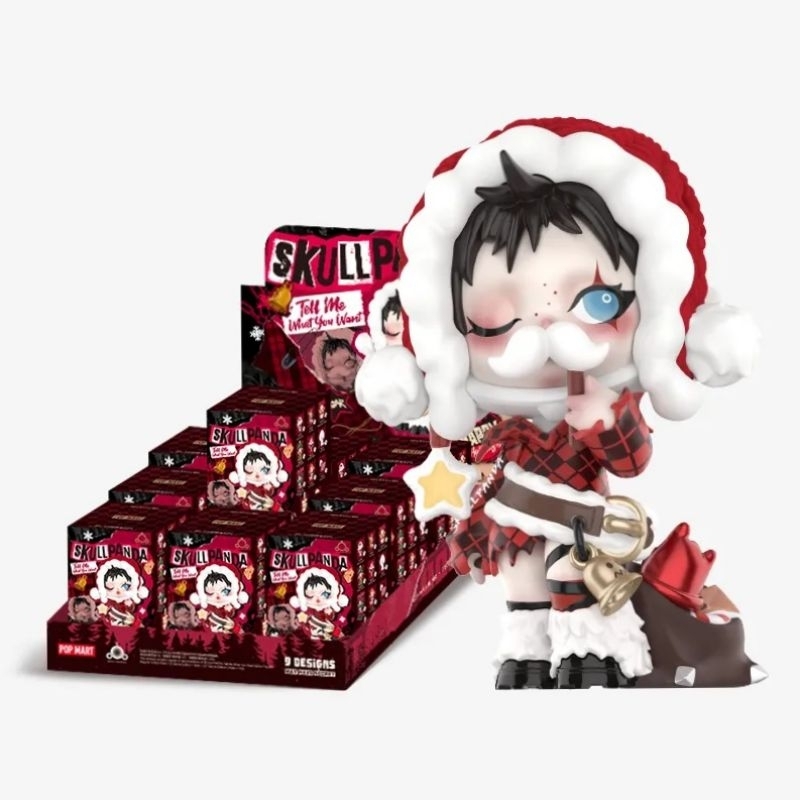 [พร้อมส่งจากไทย ] (โค้ดลดเพิ่ม 10-20%) กล่องสุ่ม SKULLPANDA Tell Me What You Want Series ฟิกเกอร์ Christmas