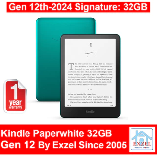 Amazon Kindle Paperwhite Gen 12 2024 1 Year Warranty เครื่องอ่านหนังสือ จอ 7 นิ้ว กันน้ำ IPX8