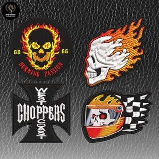 อาร์มปัก ตัวรีดติดเสื้อ มอเตอร์ไซค์ คลาสสิค/โมเดิร์น Motorcycle Patches ปักแน่น เน้นคุณภาพ คุ้มราคา