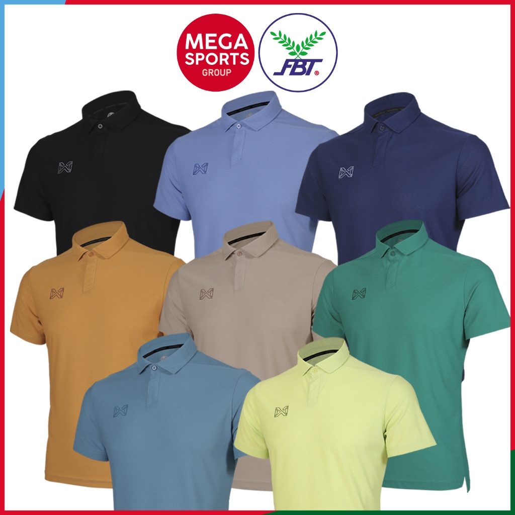 WARRIX โปโล ตัอต่อแบบไหล่ล้ำ เสื้อ รุ่น SMART POLO รหัส 221PLACL32