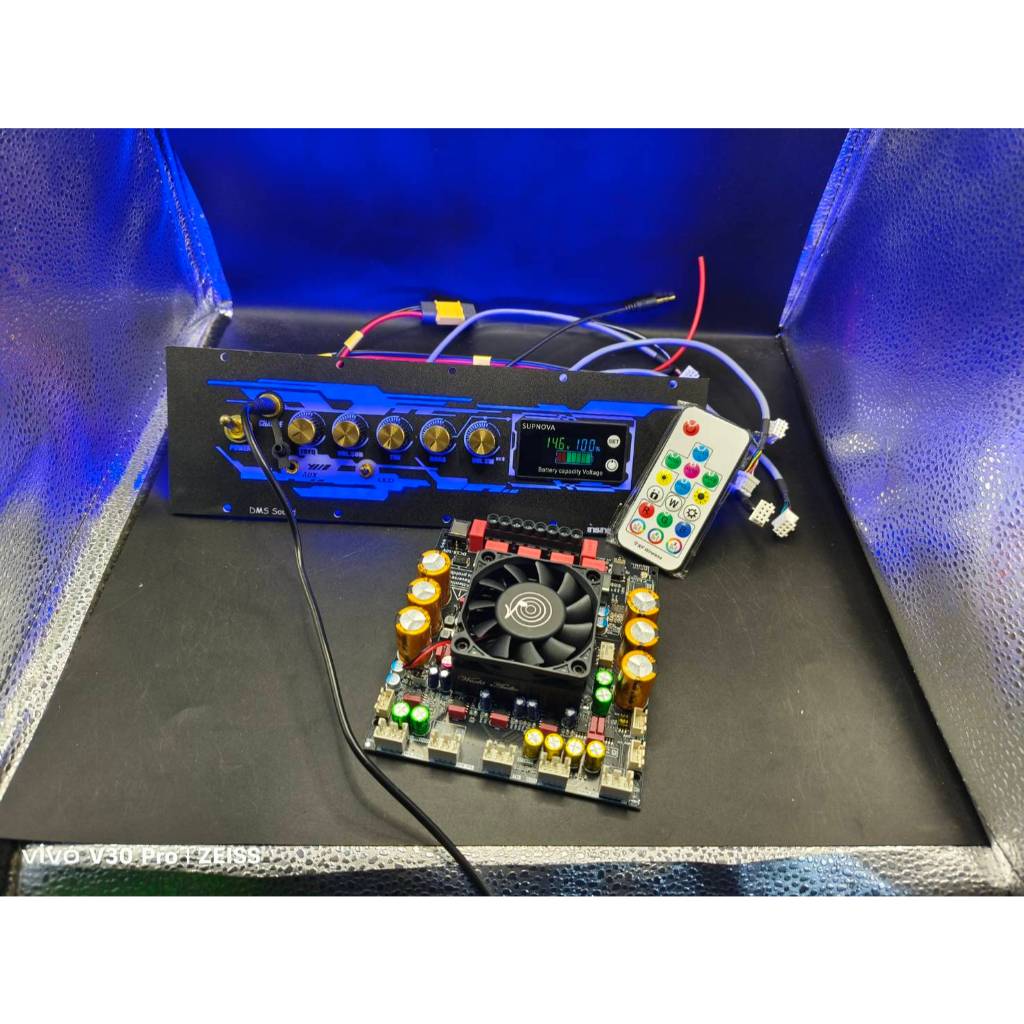 ชุดเพลท APTX 3 โม ย้ายสาย วัดแบตดิจิตอลมีไฟled