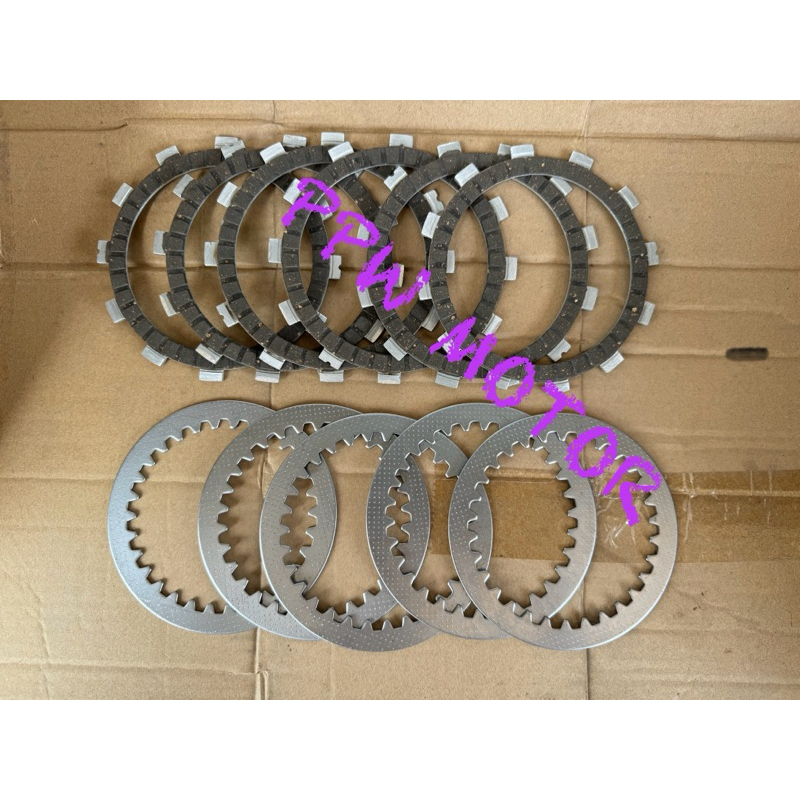 ชุดแผ่นครัชและแผ่นเหล็ก Rgv150 suzuki