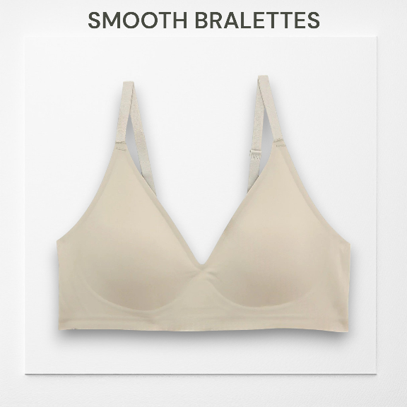 Anny bra (รุ่น932) เสื้อในสีเนื้อ Bralettes Smooth ไร้โครง ฟองบาง ใส่สบาย