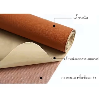 ส่งจากไทย หนัง pvc หนังหุ้มเบาะ หนังเทียมมีกาวในตัว หนังติดโซฟา ซ่อมเบาะหนัง สติ๊กเกอร์ซ่อมโซฟา แผ่นหนังซ่อมโซฟา