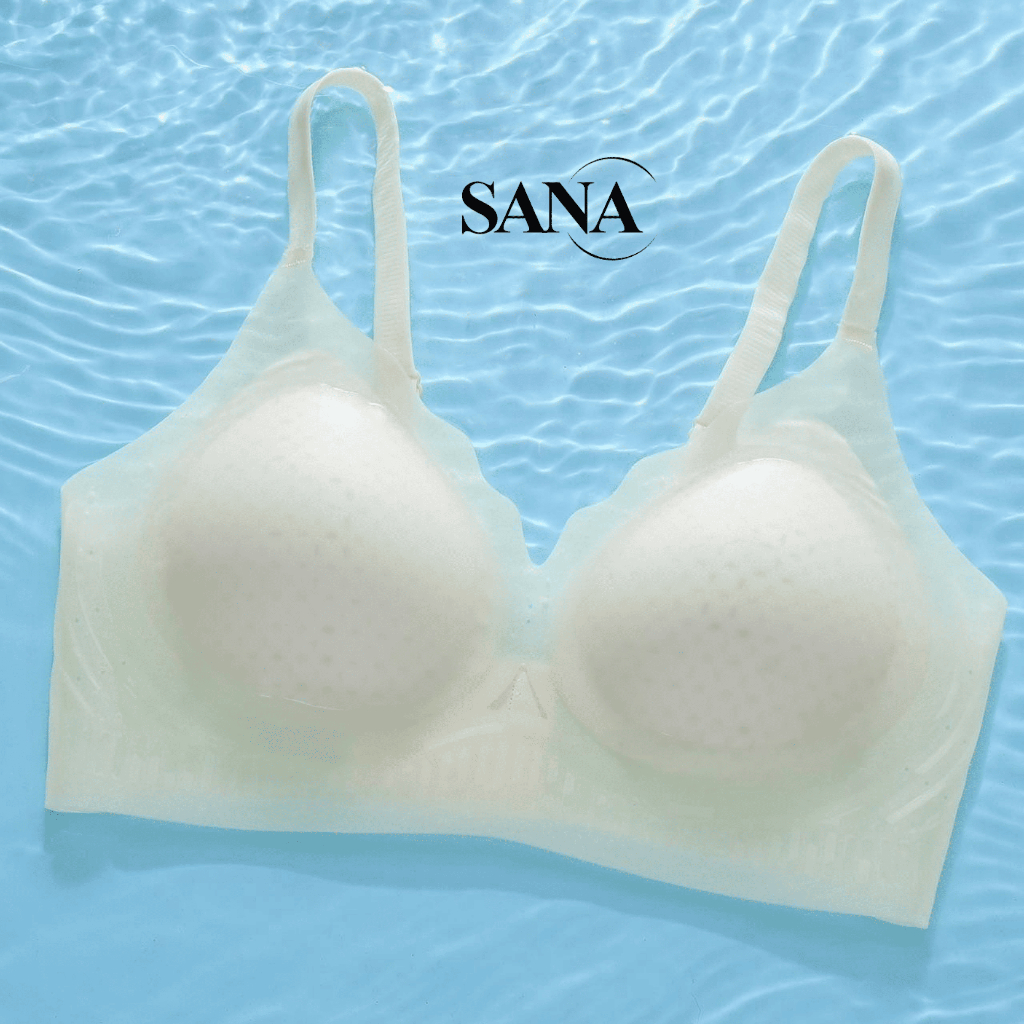 SANA ชุดชั้นใน บราใส่สบาย jelly coolsoft bra เจลลี่บรา SANA บราใส่สบาย ไร้โครง ไร้ขอบ บราผ้าเย็น ช่วงร้อนก็เอาอยู่