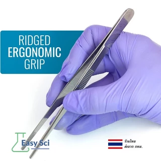 ปากคีบ ฟอร์เซป สแตนเลส Stainless Steel Forceps ขนาดความยาว 12.5cm 16cm 20cm 25cm