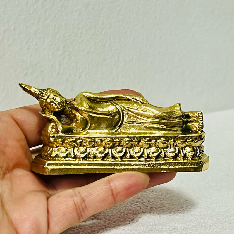 พระประจำวันเกิด ทองเหลือง หน้าตัก 1.5 นิ้ว สำหรับใส่บาตรหรือนำไปบูชา - รูปที่ 4