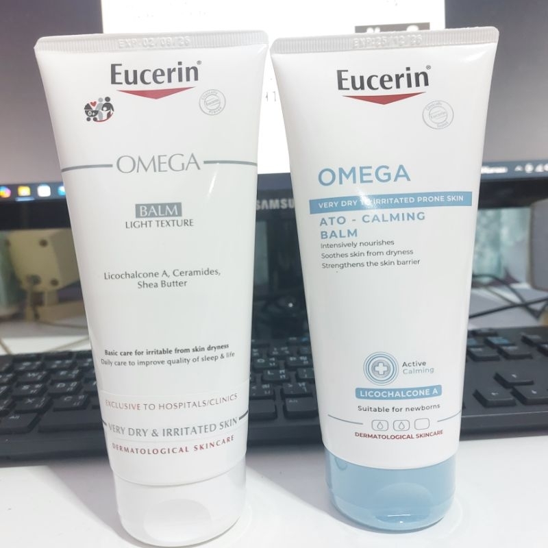 Eucerin Omega Soothing Cream/Omega BALM | Eucerin AtopiControl Face Cream/AtopiControl Acute Care/At