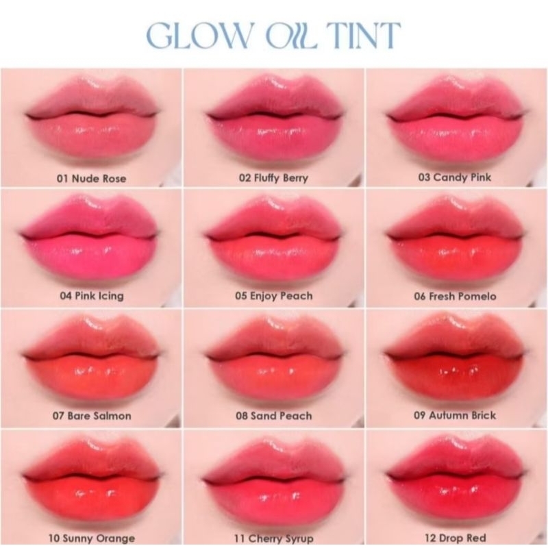 (1ชิ้น)[ลิปทินท์เนื้อออยล์] Cathy DollGlow Oil Tint เคที่ดอลล์ โกลว์ ออยล์ ทินท์ ปากฉ่าวาว 2.4g รูปที่ 2