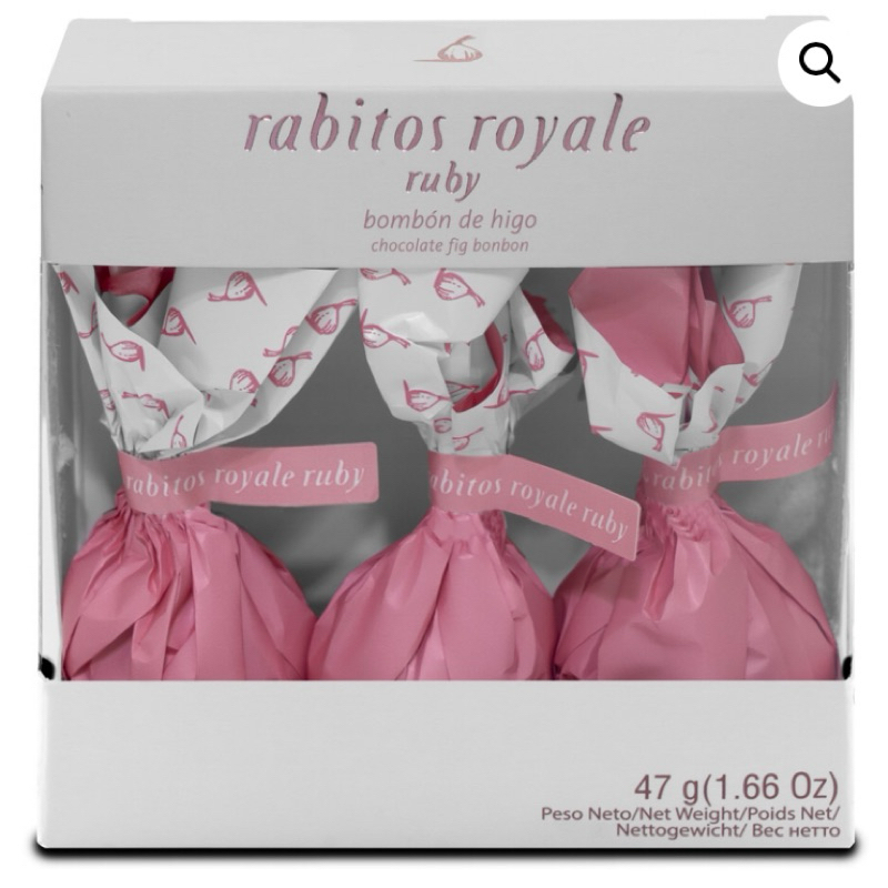 Rabitos Royale Ruby Chocolate Bonbon with Dried Fig (3UN) 47g