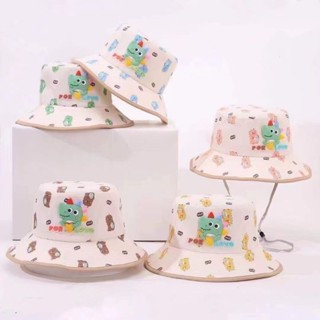067# หมวกบัคเก็ตเด็กพิมพ์ลายไดโนเสาร์ใส่ได้ทั้งเด็กชายและเด็…