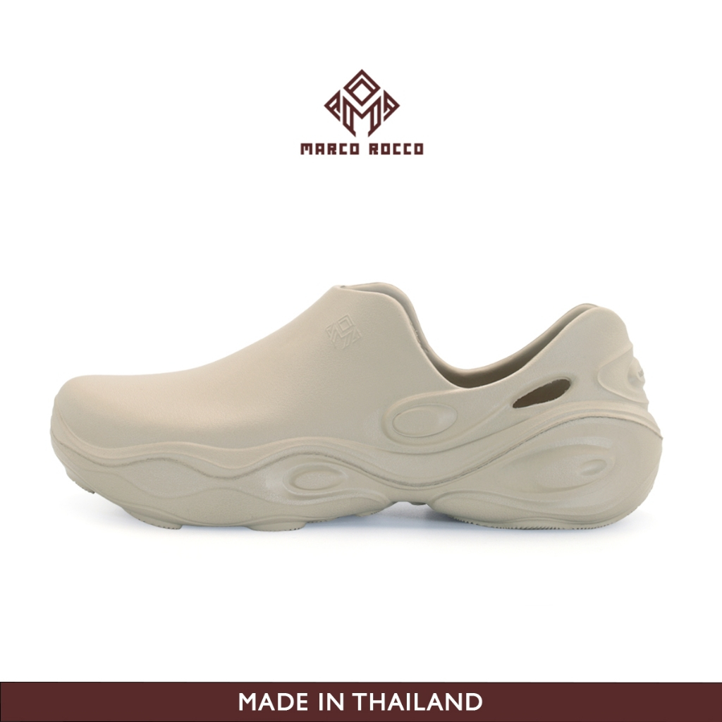Marco Rocco รองเท้าแตะ รองเท้าแตะผู้ชาย สไตล์ทันสมัย เบาสบาย กันลื่นและทนทาน ส้นหนา MR8019