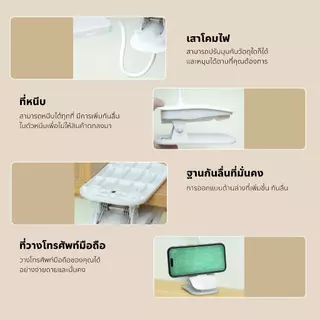 โคมไฟ LED1951 โคมไฟตั้งโต๊ะ อ่านหนังสือ ตั้งทำงาน ปรับได้ 3 ระดับ พับเก็บได้ ขนาดพกพา ใช้งานง่าย