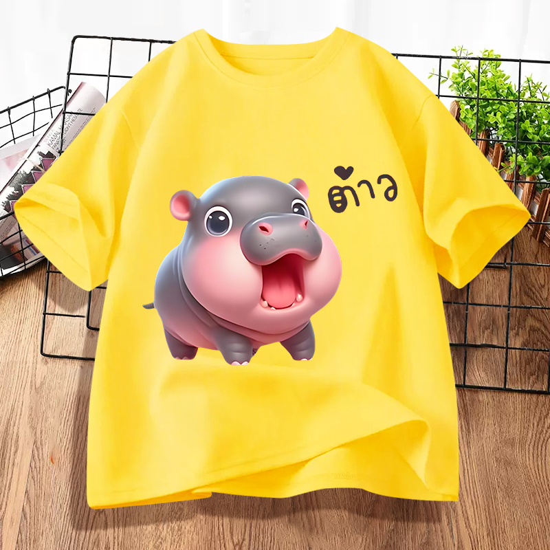 D974 เสื้อยืดแขนสั้น ใส่ได้ทั้งชายและหญิง ลายแฟชั่นสวย