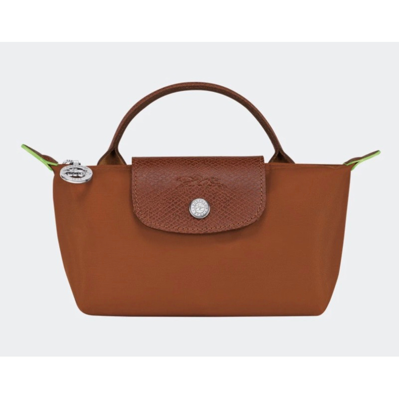 Longchamp pouch   Bilberry Acier/Sauge/Chamois/ Papier/Pink Tea/Cognac