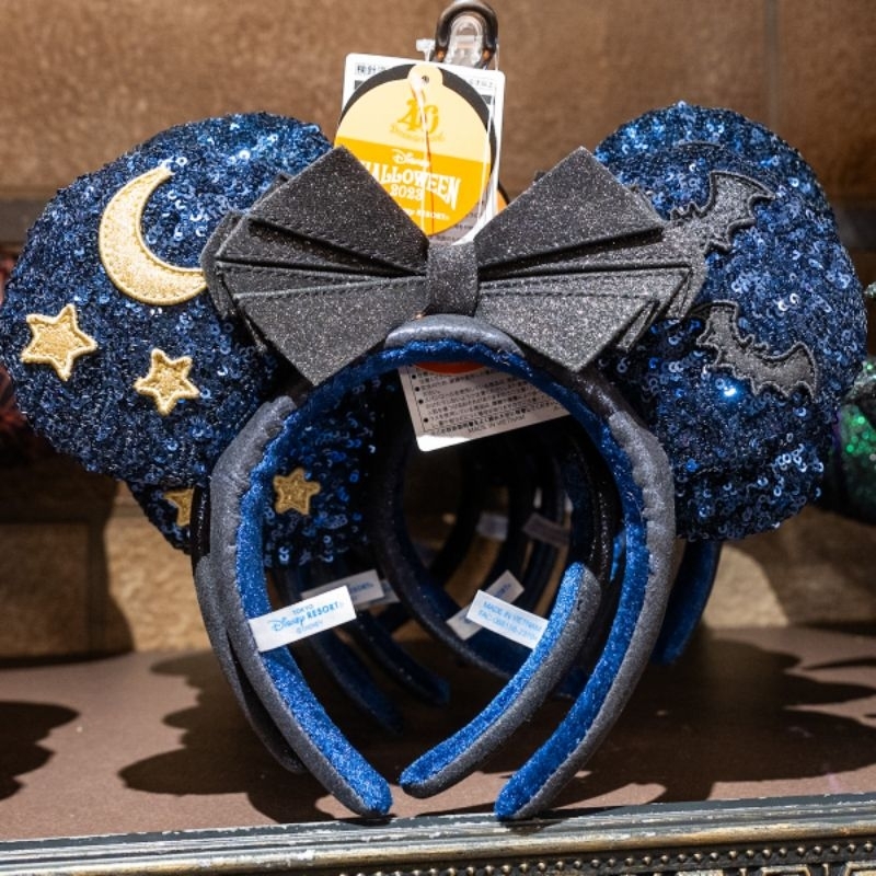 The Navy Moon and Stars Ears released as part of Disney Halloween at Tokyo Disney Resort on Septembe