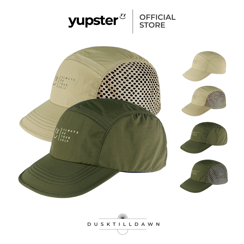 YUPSTER - หมวกวิ่ง Duckbill รุ่น Dusk Till Dawn New Earth tones ระบายอากาศดี กันแดด น้ำหนักเบา แห้งไว