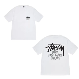 New เสื้อยืด Stussy Basic Logo Tee Black/White