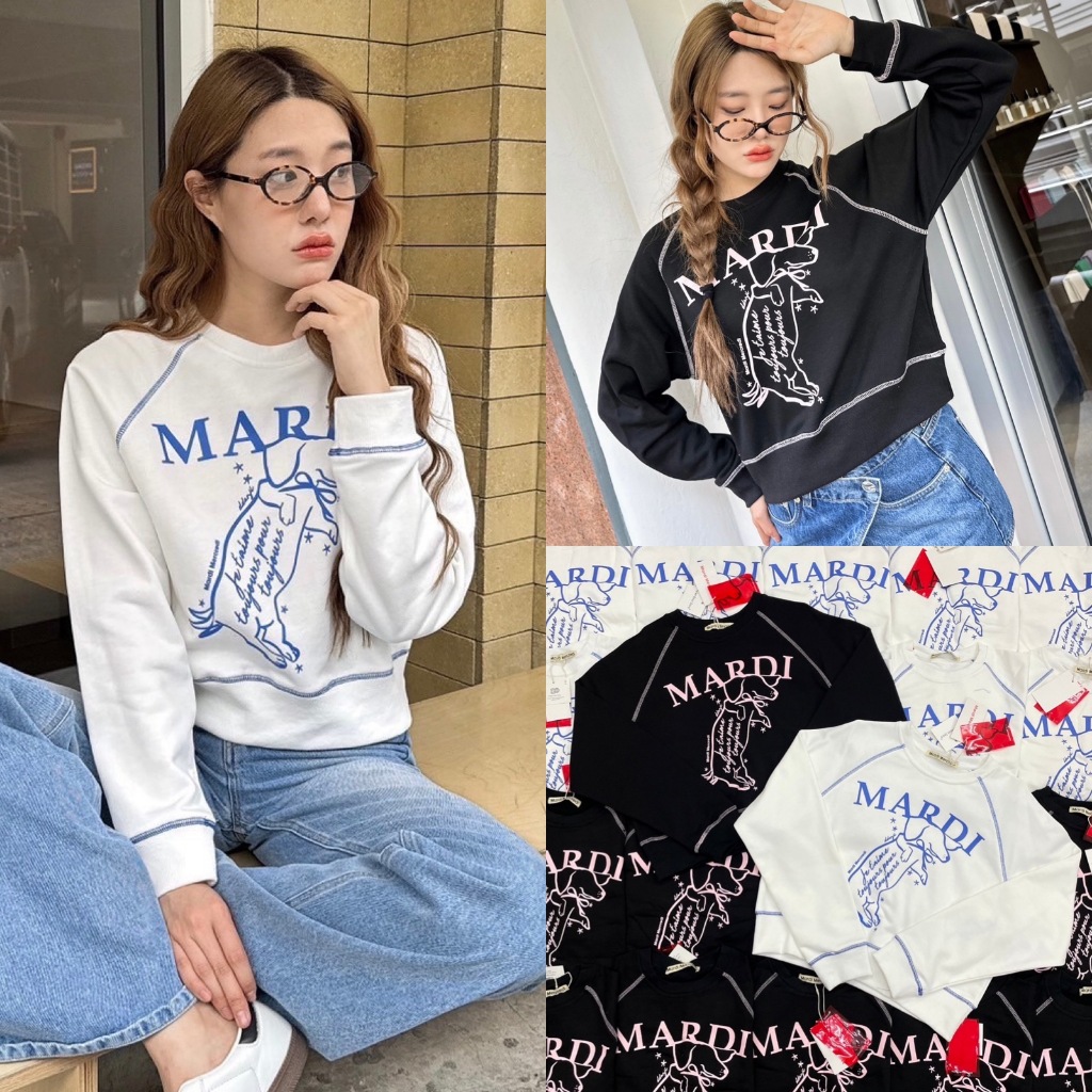 เสื้อสเวตเตอร์แขนยาว ชนช็อป ตามแบรนด์ดังเกาหลี น่ารักมากค่ะ งานตามหา เนื้อผ้านุ่มนิ่มอย่างดี ยืดหยุ่นได้เยอะ สวยทุกสี