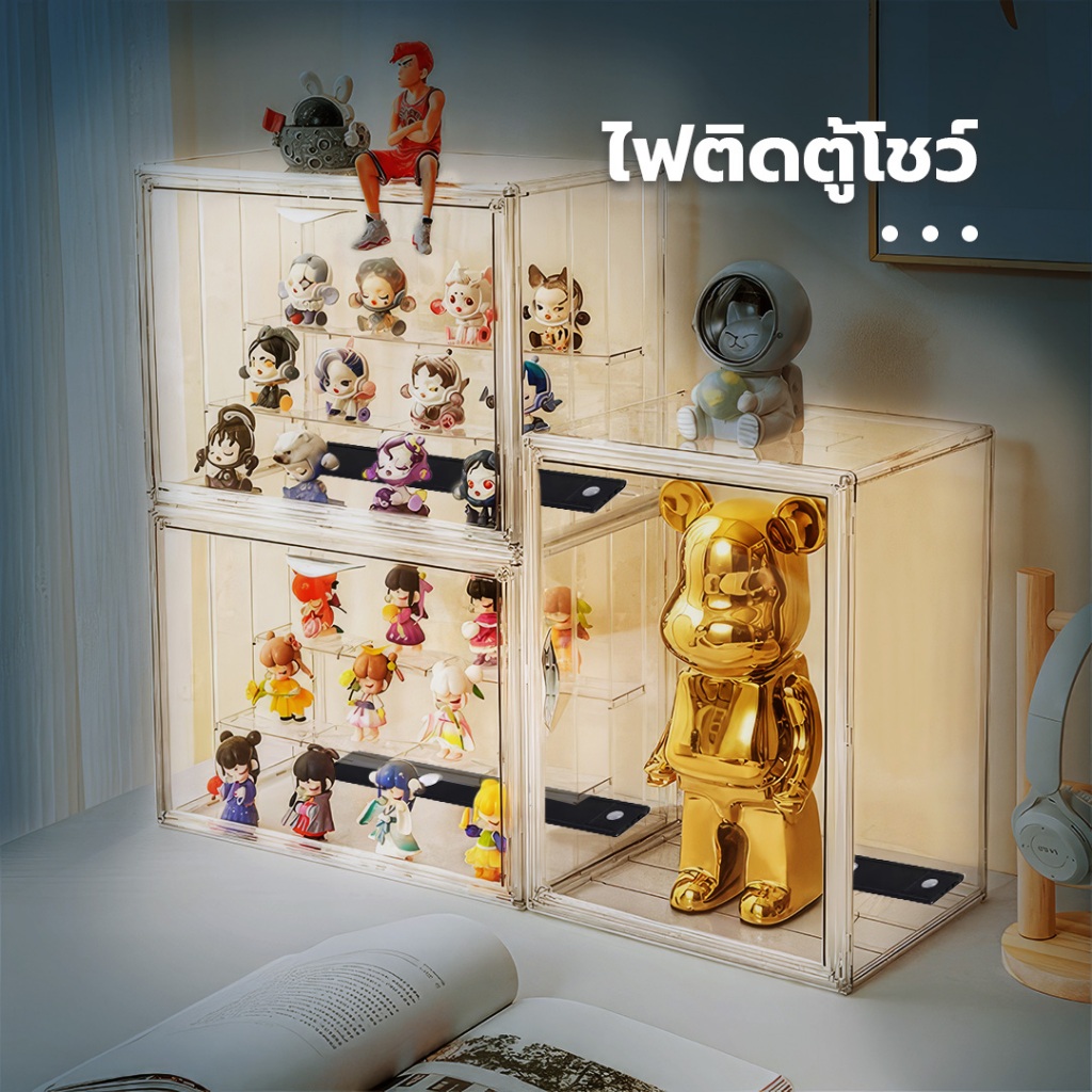 ไฟเซ็นเซอร์ชาร์โคม LEDแบบไฟยาว (3แสงใน1โคม) ไฟแม่เหล็กAutomatic LED night light ไฟไร้สาย ขนาด20/30 CM มีสองสี - รูปที่ 6