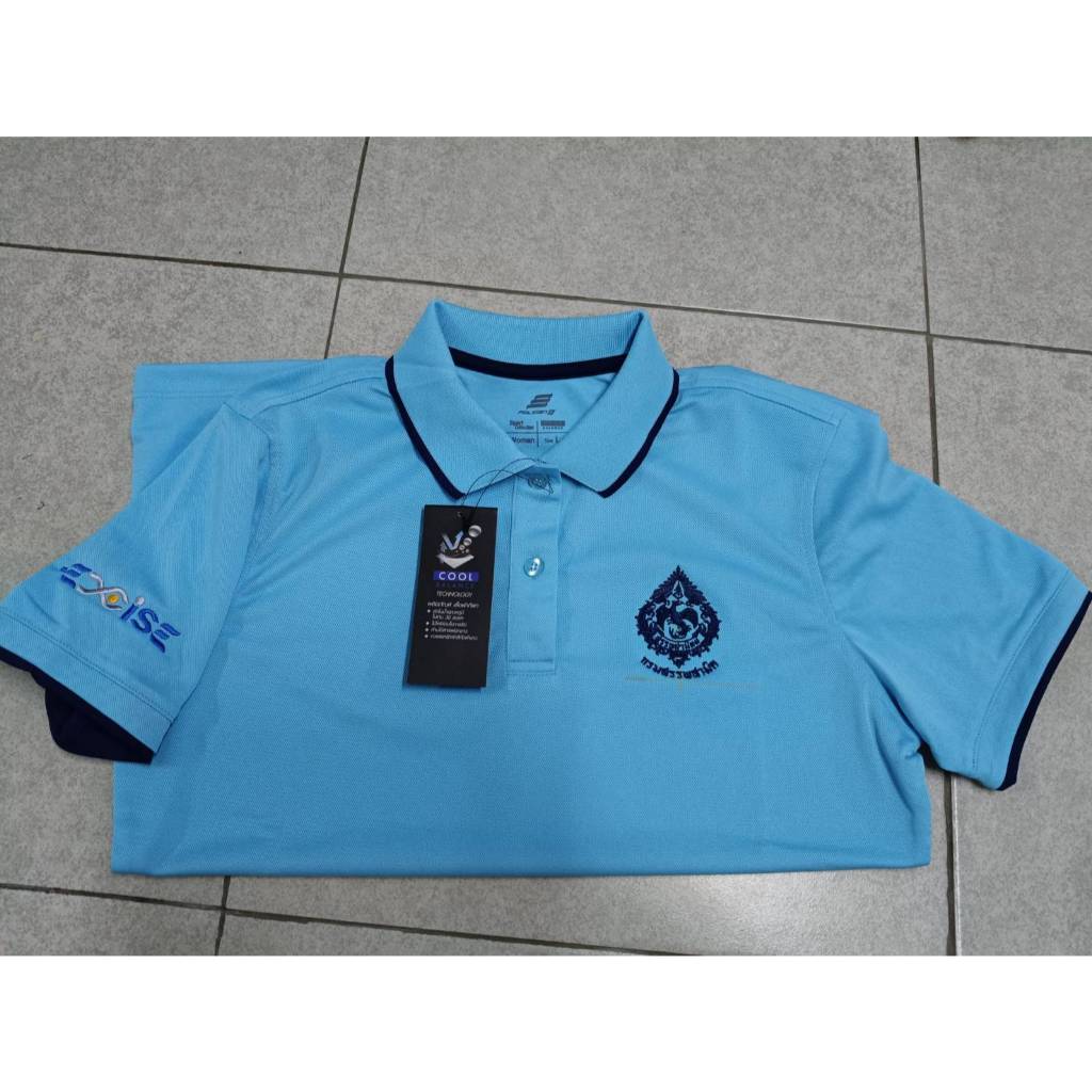 เสื้อกรมสรรพสามิต ปักแขนEXCISE เสื้อโปโล ผ้าcool แยกทรงชาย-หญิง