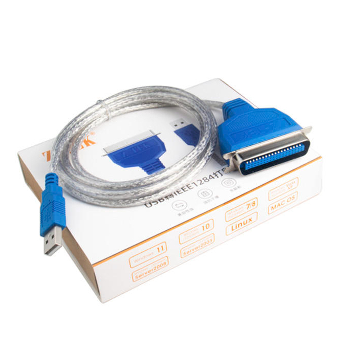Z-TEK USB-IEEE 1284 (Parallel) สายปริ้นเตอร์พาราเรียล ZE388A 1.5 M. / ZE600 3 M.