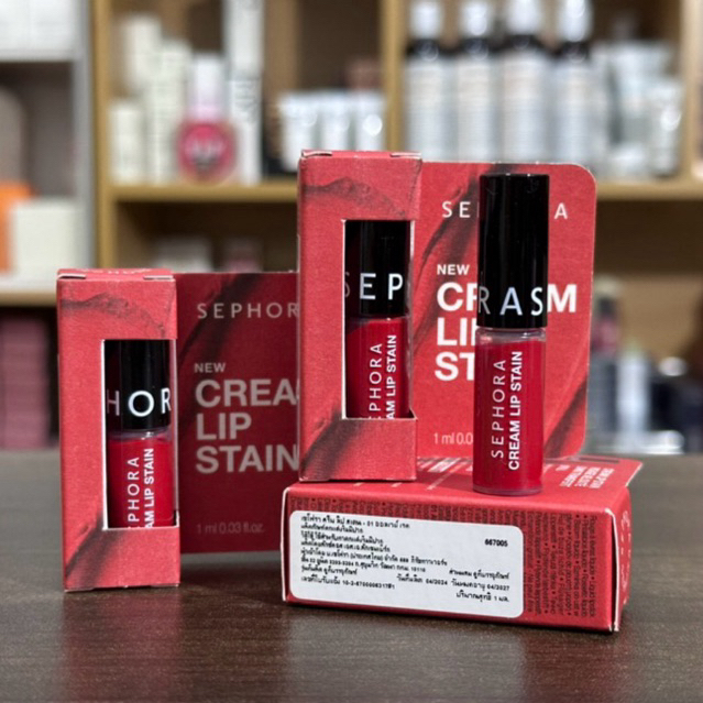 Sephora New Lip Stain Deluxe 1ml ( ขนาดเล็กมากๆ ค่ะ )