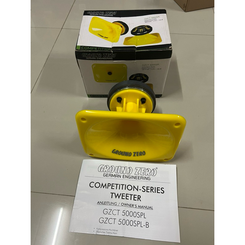 GZCT5000SPL ลำโพงแหลมปากแตร GROUND ZERO ติดรถยนต์