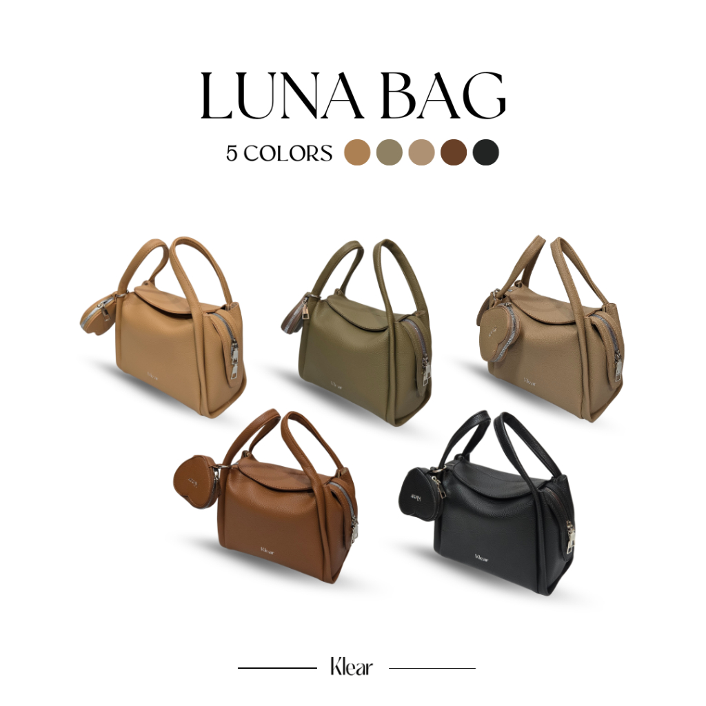 KLEAR.STUDIO - LUNA BAG กระเป๋าแฟชั่นผู้หญิง เรียบหรู ปรับได้หลายลุค