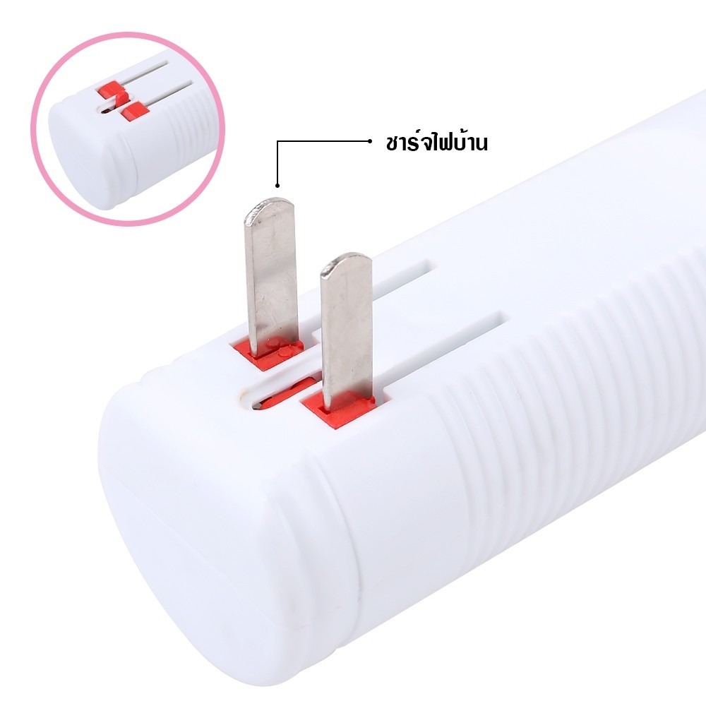 ไม้ตียุง ไม้ช็อตยุง ที่ตียุง ขาเสียบชาร์จในตัว คละสี 100%ปลอดภัย รุ่นใหม่ คุณภาพสูง คละสี [จัดส่งจากกรุงเทพฯ 24 ชม] - รูปที่ 2