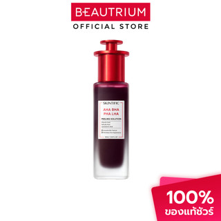 SKINTIFIC AHA BHA PHA LHA Peeling Solution เซรั่มบำรุงผิวหน้า 30ml