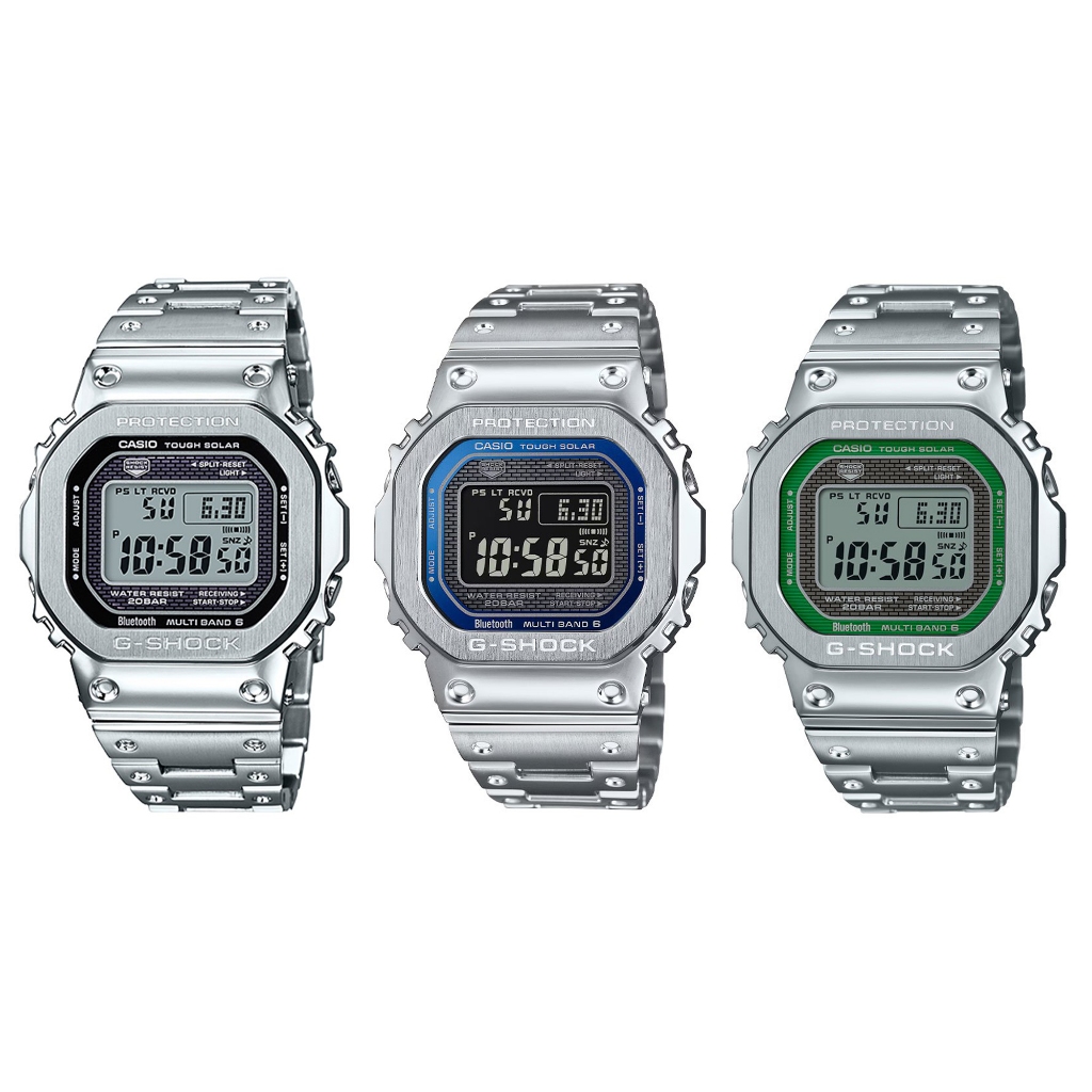 คาสิโอ G-SHOCK GMW-B5000D-3 นาฬิกาข้อมือผู้ชาย Full Metal Radio Wave