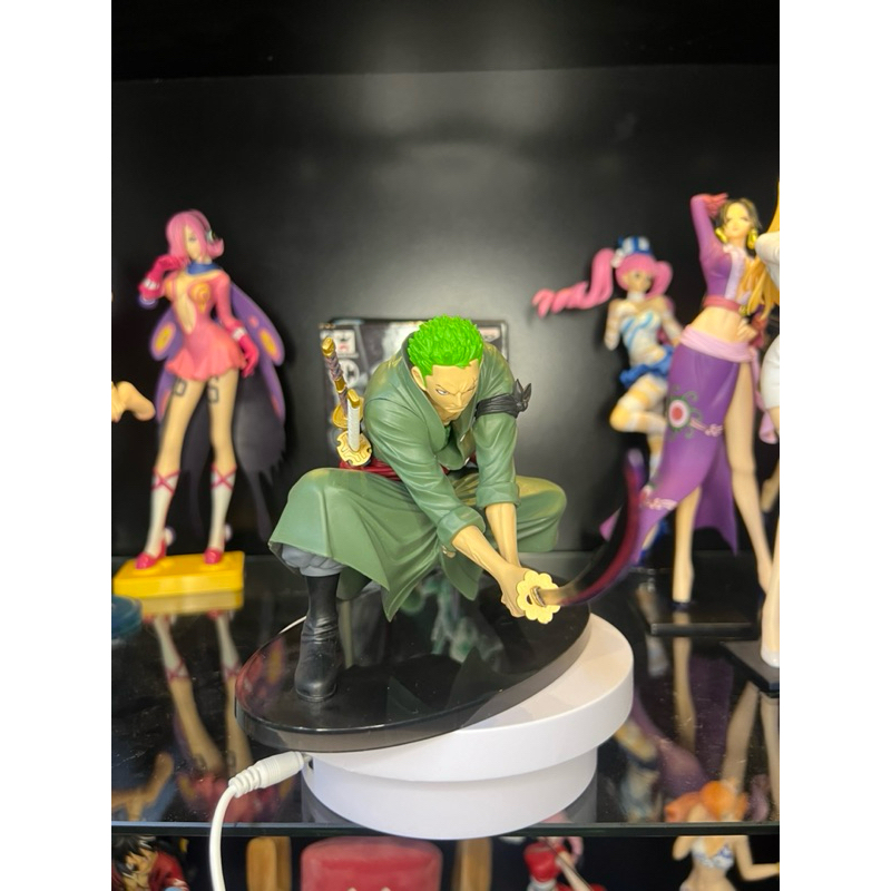 [ของแท้ ] มือสอง นำเข้า (SC)  โซโร โซโล Zoro SCultures แมวทอง One piece วันพีช Model โมเดล Figures ฟ