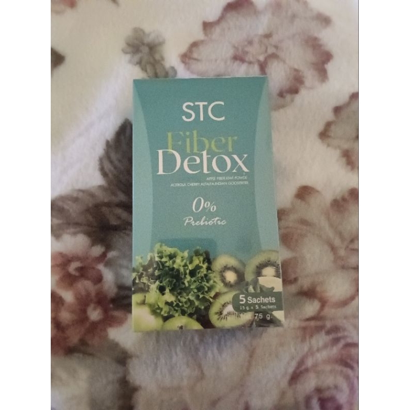 STC ไฟเบอร์ ดีท็อกซ์ บรรจุ 5ซอง อร่อยไม่แสบคอ น้ำตาล 0%