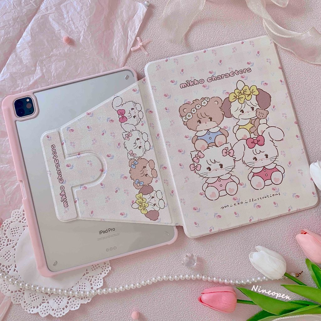 ⚡พร้อมส่ง⚡เคสไอแพด Air6 11/13 Pro11/13 2024 MINI7 ที่ใส่ปากกา Mikko เคสiPadหมุน 360° Gen9 Air7 Gen11