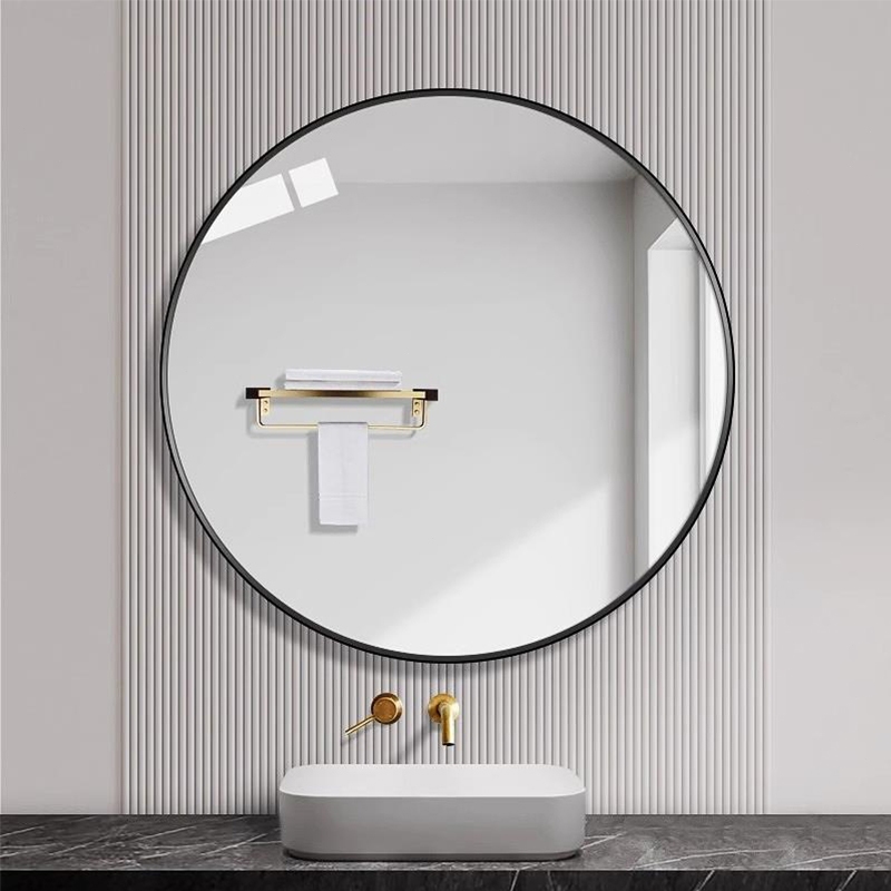 Tilly กระจกกลมติดผนังแบบมีกรอบ 40/50/60 ซม กระจกห้องน้า bathroom mirror มี3ขนาด ตัวกรอบทำจากอะลูมิเนียม