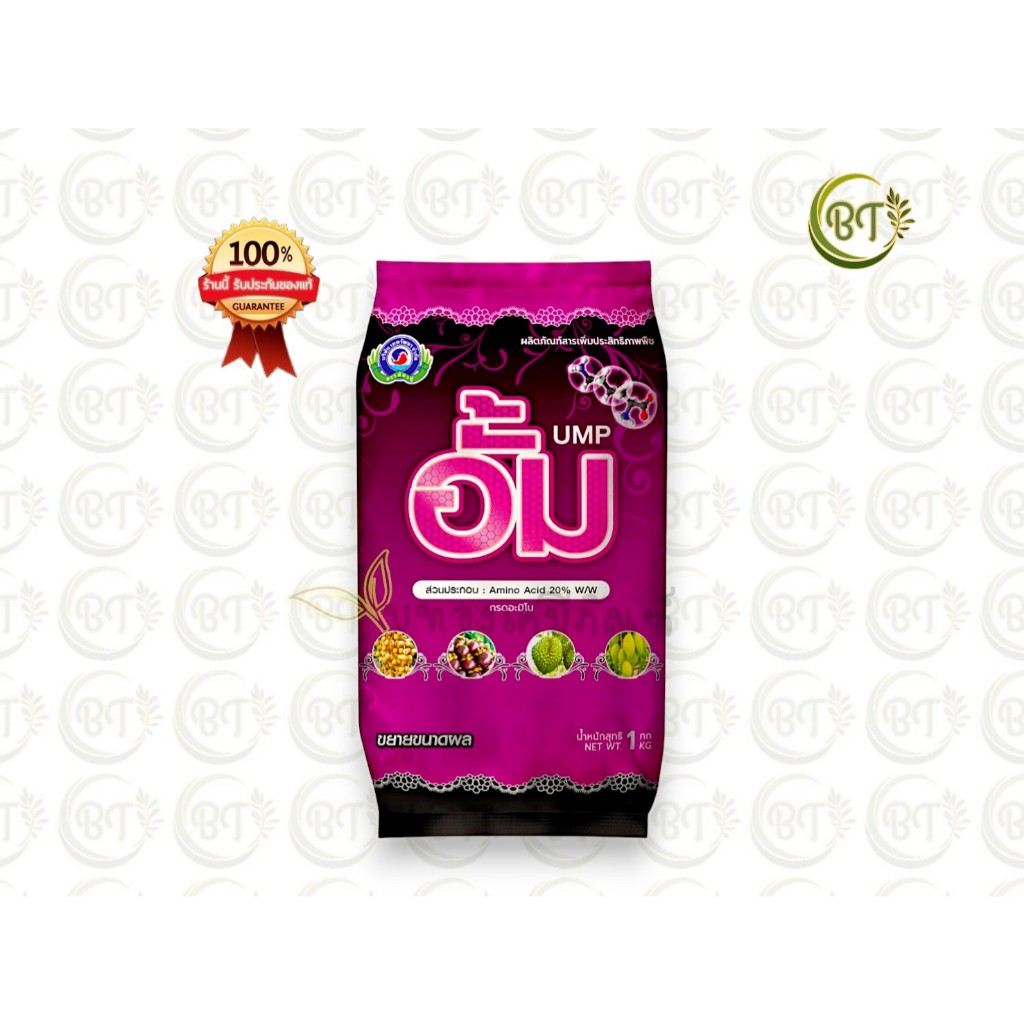 ขนาด 1 กก. อั้ม เทพวัฒนา หรือ Unique MegaPowder เป็นสารปรับปรุงผล ที่ช่วยพัฒนาขนาดผล ลดการแตกใบอ่อน