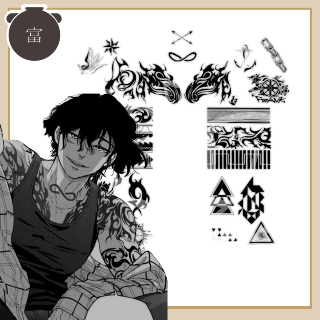 📦 พร้อมส่ง 📦 tattoo แทททู wind breaker - Yamato Endo เอ็นโด ยามาโตะ