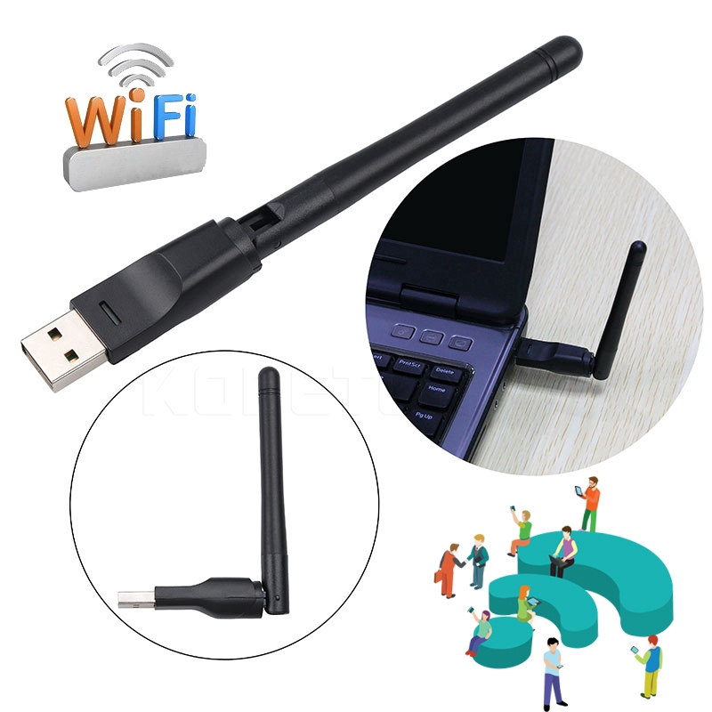 DVB T2 Wifi Adapter Wifi Dongle Wifi Receiver For TV Box PC Laptop เสาอากาศ Wifi USB2.0Wireless